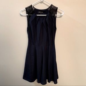 Express Navy A-Line Dress Size 0